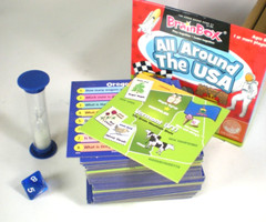Game Brain Box All Around The World – 1 or more players MindWare Ages 8+