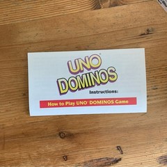 UNO Dominos 1995 90s Mattel COMPLETE Vintage never played
