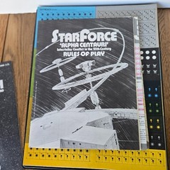 SPI 1977 – STARFORCE TRILOGY Science Fiction Triple Game (UNPUNCHED) Rare