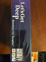 Lets Get Deep Questions for Couples Game Card Game Sealed