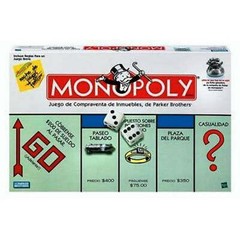 Hasbro Monopoly Unisex Spanish Board Games, Plastic Multicolor