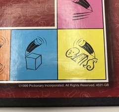 Pictionary Replacement Game Board And Instructions 2000 The Game Of Quick Draw