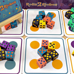 Award-Winning Board Game for Families – Rolls 2 Riches | Fast-Paced Dice, Card &