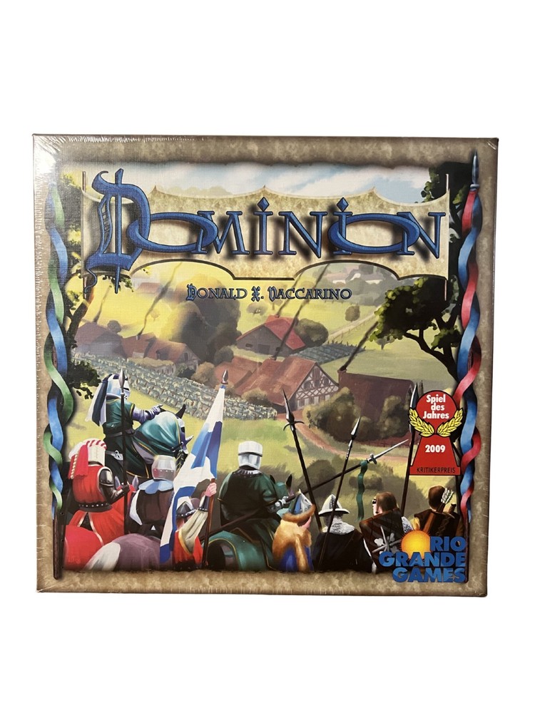 Dominion Board Game 1st Edition Sealed 2008 Rio Grande Games Spiel des Jahres