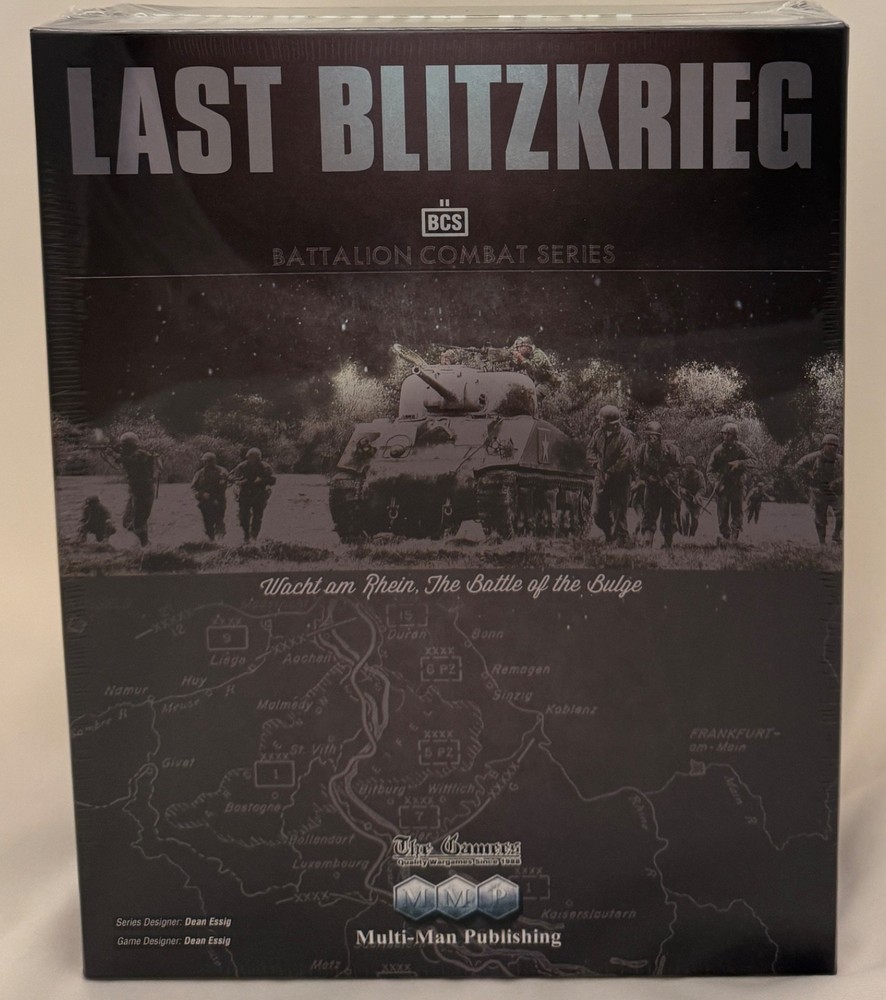 Multi-Man Publishing Last Blitzkrieg The Battle of the Bulge New in Shrink Wrap