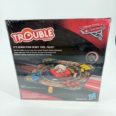 Disney Pixar Cars 3 Trouble Board Game Hasbro 2016 Pop-O-Matic NIB Sealed