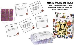 TENZI PARTY PACK COMBO – Dice Game w/ 77 Ways to Play Card Fun Family Game Night