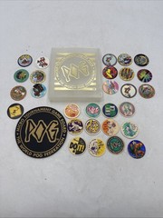 Vtg 1994 World POG Federation Micro Tournament Game Pack Case Board Lot 28