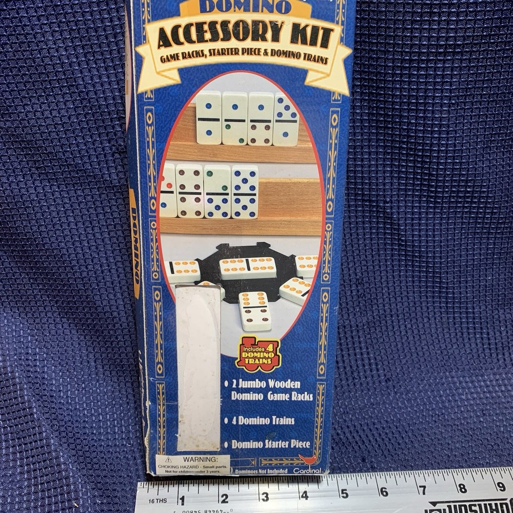 Cardinal Domino Accessory Kit Game Racks Starter Piece & Domino Trains Free Ship