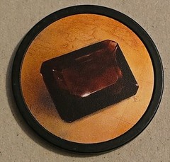 Splendor Game Onyx Token Black ONE Single Gem Piece Replacement Part 2016