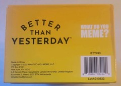 Better Than Yesterday Card Game Of 365 Daily Challenges 2022 Ages 16+ 1+Players