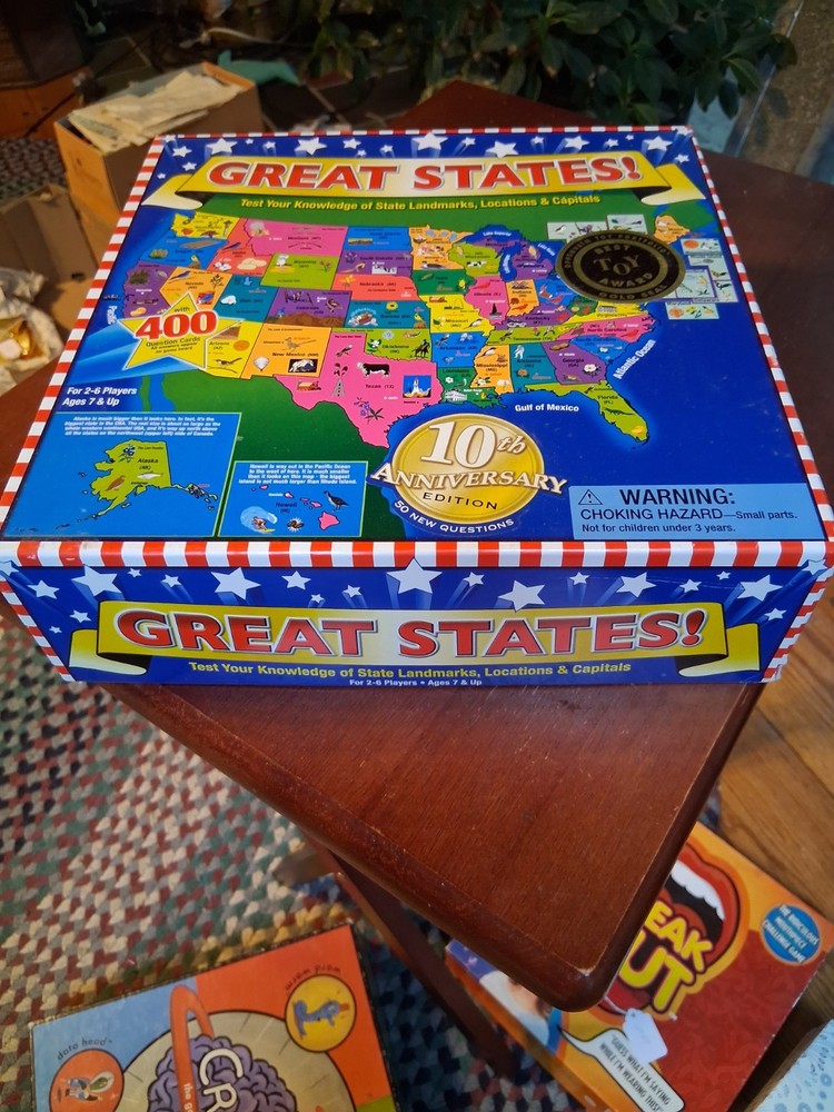 Great States, 10th Anniversary Edition, educational board game (2928)