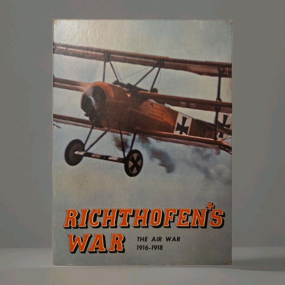 Richthofen’s War Avalon Hill Bookcase Game ~1972 Unpunched