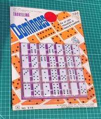 Vtg Travel Dominoes Set No. 516 British Hong Kong Margie & Pete Toys