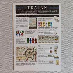 TRAJAN Ancient Rome Strategy Board Game Stefan Feld 2013 New Open Box COMPLETE