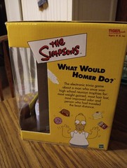 Tiger Hasbro The Simpsons What would Homer Do Trivia Electronic Game Fast Shippi