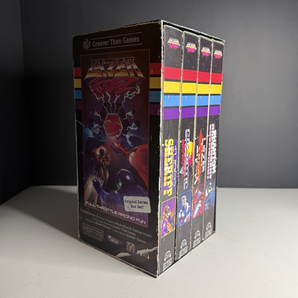 Lazer Ryderz Original Series Box Set Greater Than Games OOP Includes 4 Character