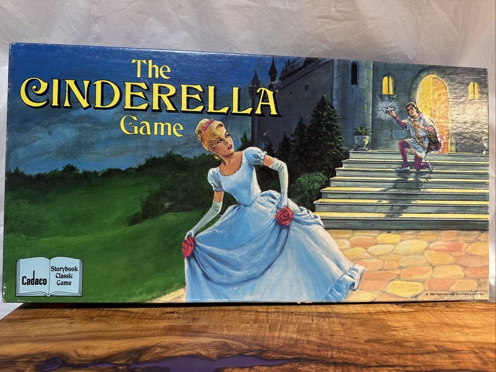 Cinderella Board Game – Storybook Fairytale Cadaco – Complete Not Disney