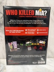 Who Killed Mia A Digitally Immersive Murder Mystery Game NEW