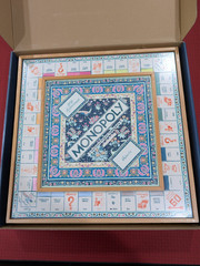 ANTHROPOLOGIE Darby Edition Monopoly Board Game – open box, near mint
