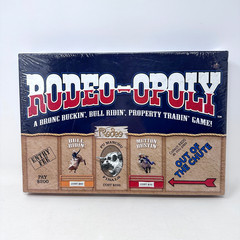 Late For The Sky Rodeo Opoly Family Board Game Standard Play 2-6 Players SEALED