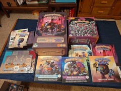 Adventure Tactics Big Box w/ Domianne’s Tower, Alchemy, playmats, minis, extras!