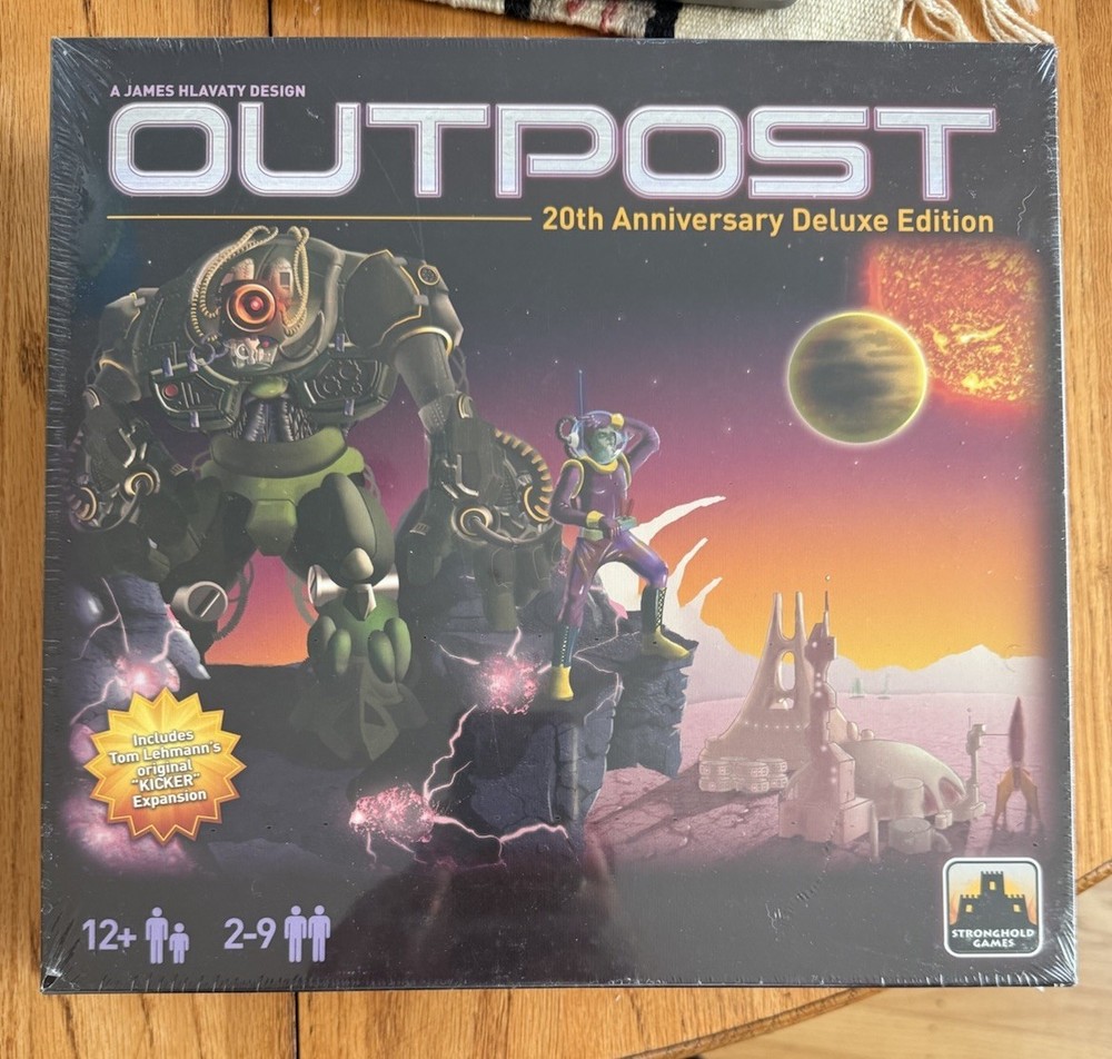 Stronghold Games Outpost Deluxe 20th Anniversary Board Game Sci-Fi 2-9 12+