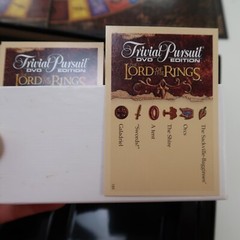 Lord of the Rings Trivial Pursuit 2004 2 DVD Edition Trivia Questions