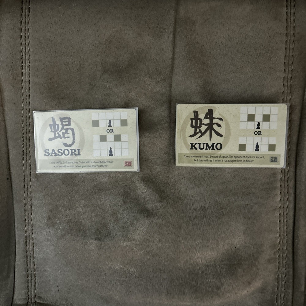 Arcane Wonders Onitama Kumo & Sasori Promo Cards