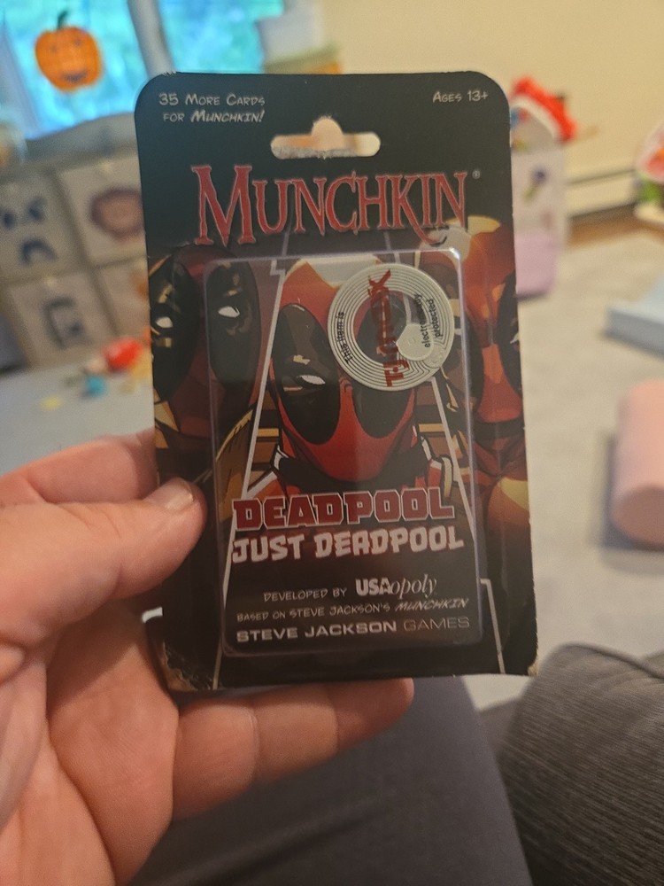 Marvel Munchkin Deadpool Just Deadpool 2017 Card Game Expansion Pack USAOpoly