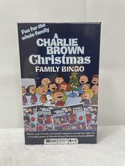 Charlie Brown Christmas Family Bingo Peanuts 2-18 player 8+ Years Family Fun