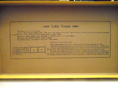 Antique Playtime Table Tennis No.1125 1931 Jack Pressman Co. #2775 Box Bottom LN