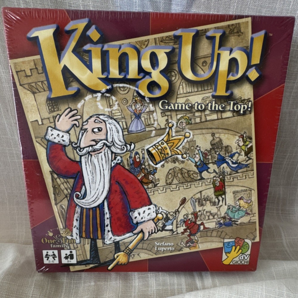 dv Giochi King Up! Board Game Strategy New Edition 3-6 Players 2010 SEALED*