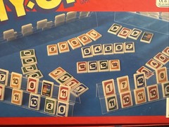 Vintage 1993 Uno Rummy Up Mattel Family Game 90’s Tiles Complete EUC