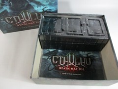 CTHULHU DEATH MAY DIE: Fear Of The Unknown REPLACEMENT BOX & TRAYS C-Mon NEW!!