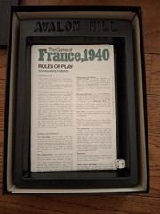 France 1940 Avalon Hill unpunched, unplayed & 100% complete