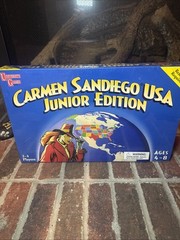 vtg 1998 University Games Carmen Sandiego USA Junior Edition Game New Sealed