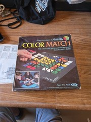 Vintage 1982 Ideal COLOR MATCH Board Game From RUBIKS CUBE COMPLETE