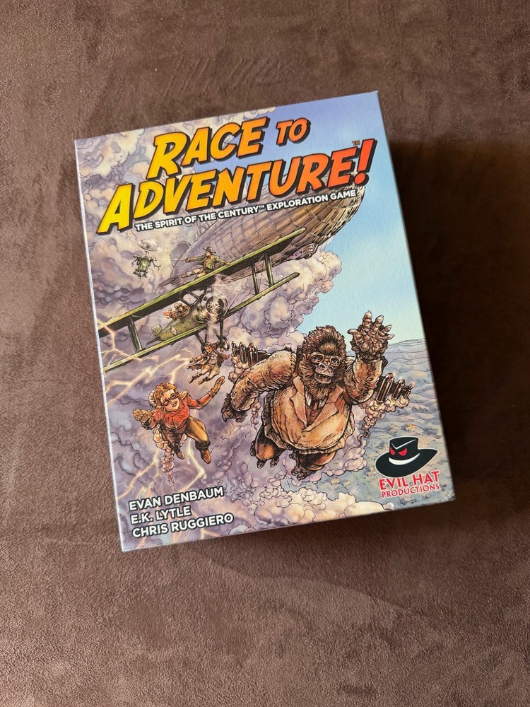 Race to Adventure! Evil Hat Productions Travel Game, Fill Your Passport NEW