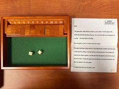 Cardinal’s Deluxe Wood Timeless Classic! Shut The Box Game