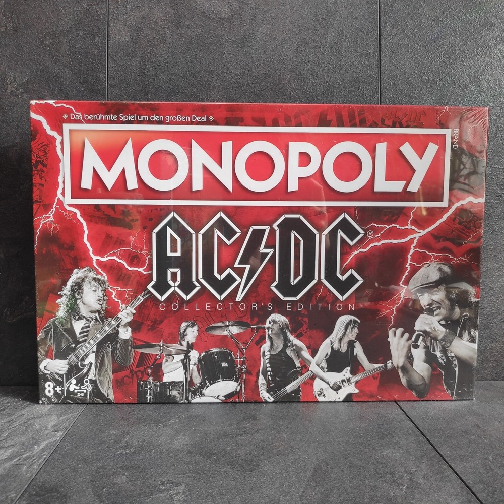 Monopoly ACDC Collectors Edition AC DC Hasbro 2021 Original Box Rare