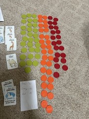 2001 Jax Sequence for Kids Game Replacement Various Piece Part Card Chip Tokens