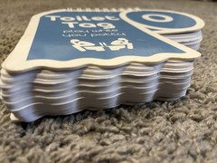 Toilet Tag Game for Couples Who Share The Same Potty- Excellent- Gag Gift