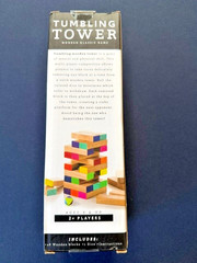 5 Games 55 Piece Dominoes, Brain Teasers, Mini Checkers, (2) Tumbling Towers