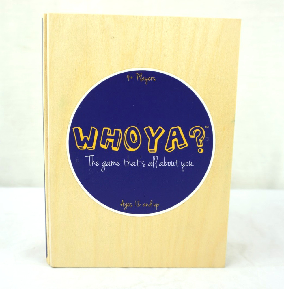 WhoYa? The Game That’s All About You Ages 12 and Up 4+ Players