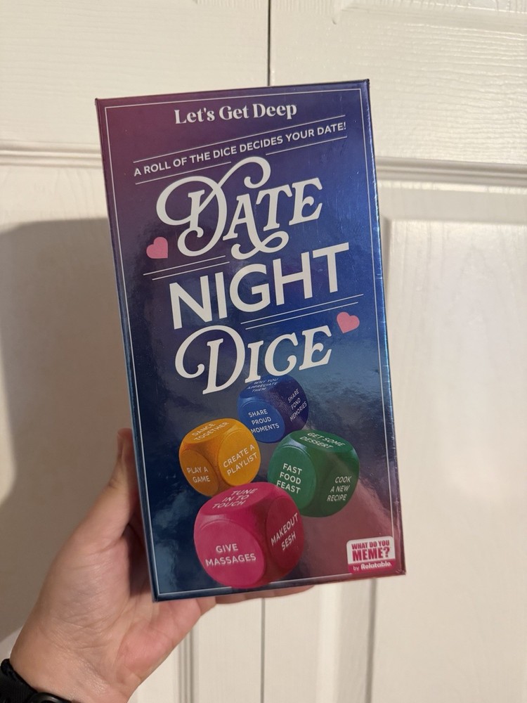 What Do You Meme? Let’s Get Deep Date Night Dice Game, Romantic, 2+ Players, 17+