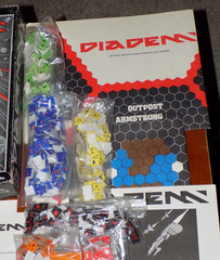Diadem Fantasy Games Unlimited 1981 Science Fiction Board Game Complete