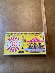 Vintage The “MERRY-GO-ROUND” Board Game The Jessup Paper Box Co. Tee Pee Toys