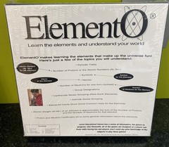 ELEMENTO Periodic Table Learning Board Game 1996 Science Games NEW