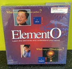ELEMENTO Periodic Table Learning Board Game 1996 Science Games NEW